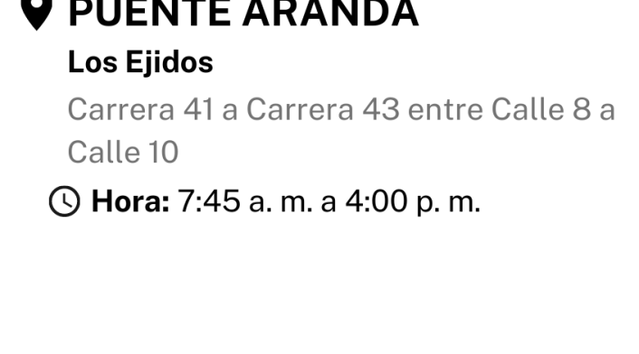 Cortes de luz-Bogotá-Sábado 14 de agosto