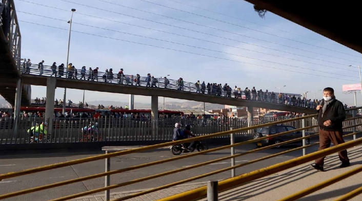 Estación de Transmilenio en Soacha