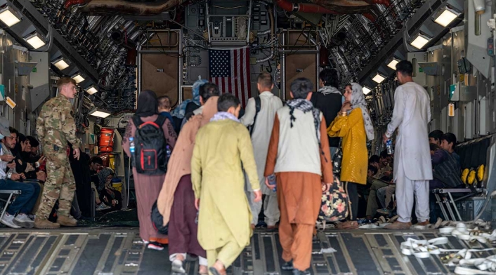Evacuación de personas en Kabúl, Afganistán