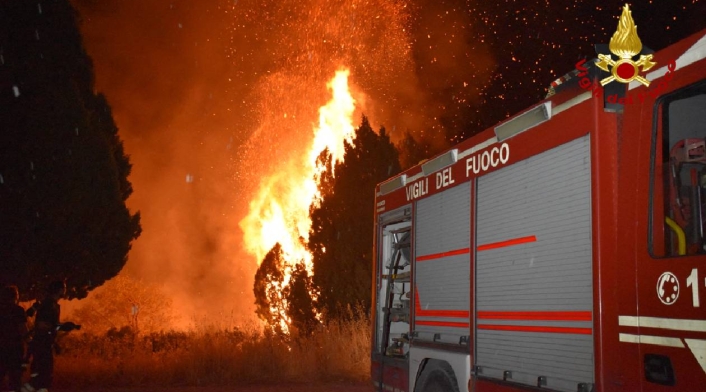 Incendios en Italia