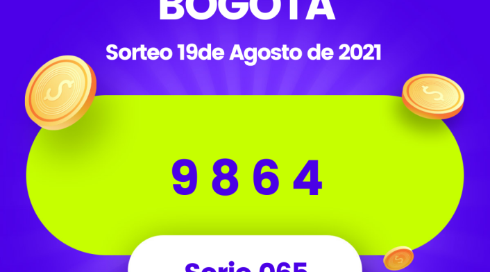 Lotería Bogotá resultados 19 de agosto