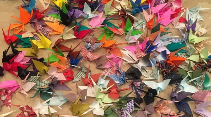 Grullas de origami Grullas de origami