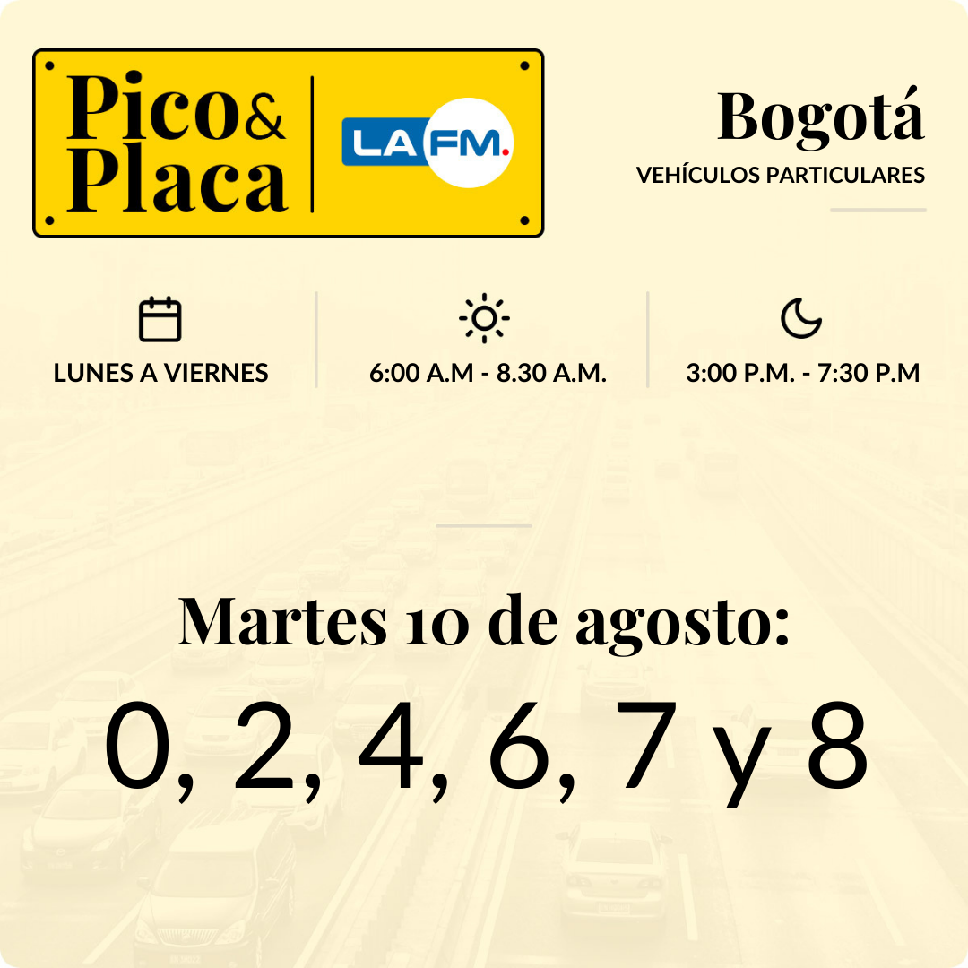 pico y placa hoy bogota 10 de agosto pico y placa hoy bogota 10 de agosto