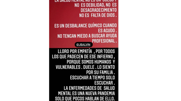 Publicación J Balvin