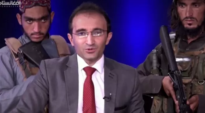Presentador en Afganistán