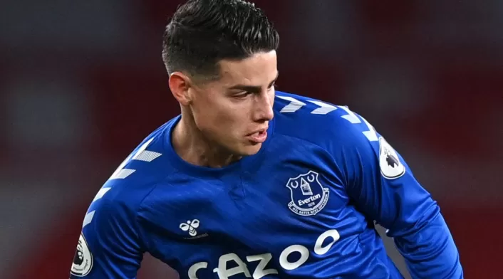 James Rodríguez, Everton, Premier League