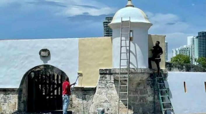 Suspenden y sella obra de intervención