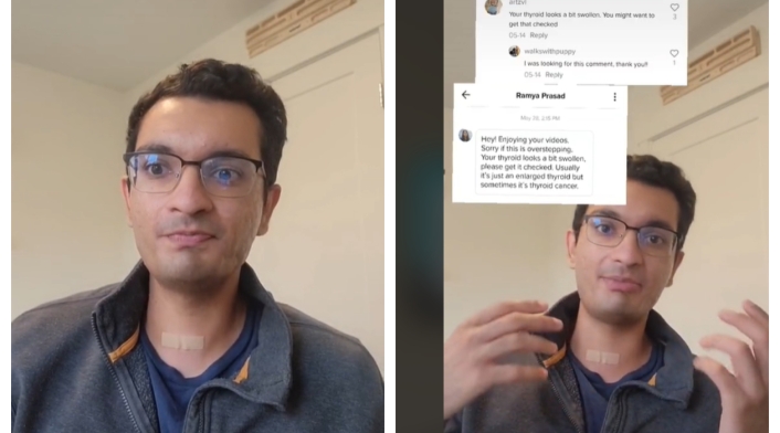 Hombre descubrió que tenía cáncer gracias a TikTok