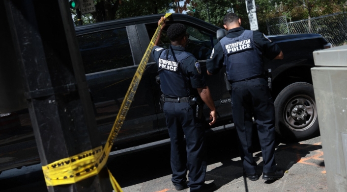 Carro del sospechoso de tener una bomba cerca al Capitolio de EE.UU.