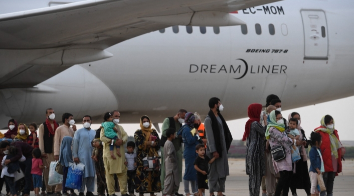 Evacuaciones en aeropuerto de Kabul