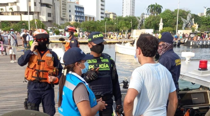 Fallece turista mexicano, tras ser golpeado por un yate en las Islas del Rosario, Cartagena