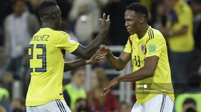 Yerry Mina y Davinson Sánchez
