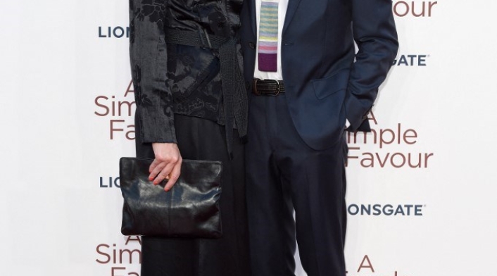 Stanley Tucci y su esposa Felicity Blunt
