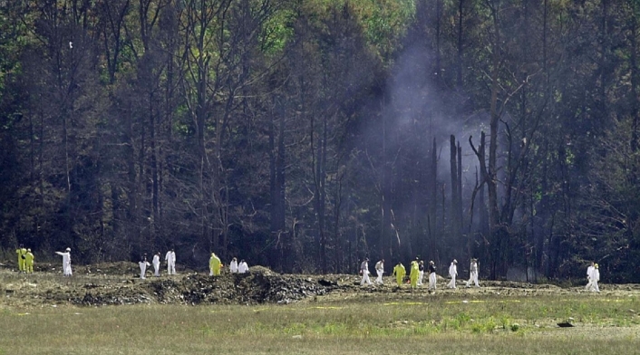 Terroristas estrellan avión en un campo cerca de Shanksville, Pensilvania / 11 de septiembre Terroristas estrellan avión en un campo cerca de Shanksville, Pensilvania / 11 de septiembre