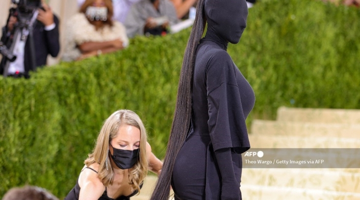 Kim Kardashian en la Met Gala 2021