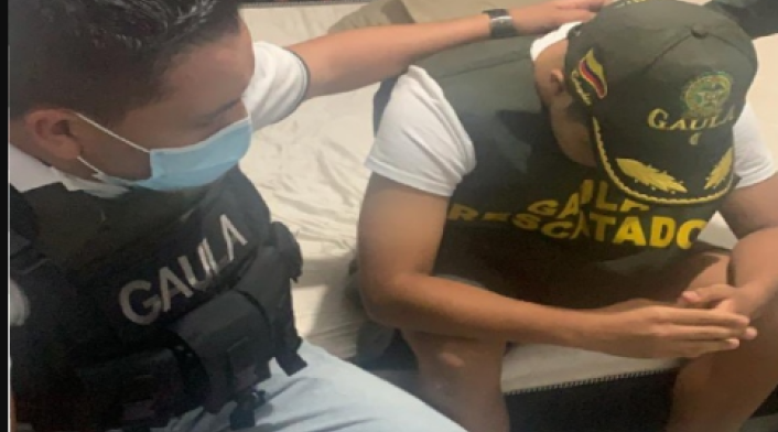Rescate de menor secuestrado en el Valle del Cauca.