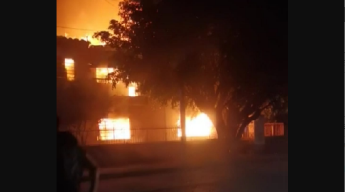 Incendio en colchonería del sur de Cali.