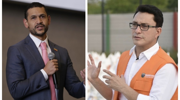 Se enfrentaron el ministro Daniel Palacios y el gobernador Carlos Caicedo Se enfrentaron el ministro Daniel Palacios y el gobernador Carlos Caicedo