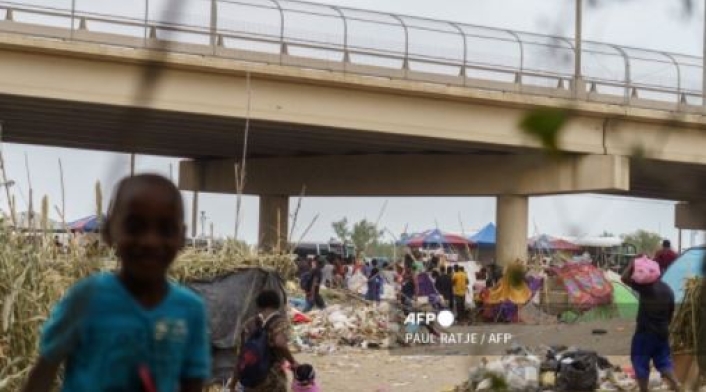 Migrantes haitianos en frontera México y EE.UU.