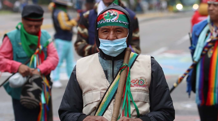 Protestas del paro nacional, en Bogotá.