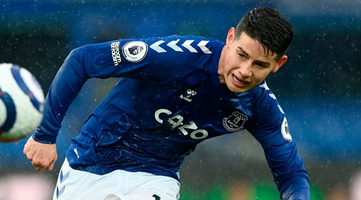 James Rodríguez hoy, Premier League noticias, Everton