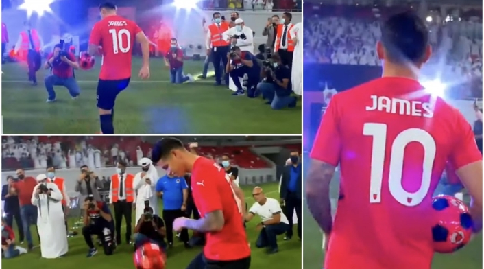 James Rodríguez y su presentación en el Al Rayyan