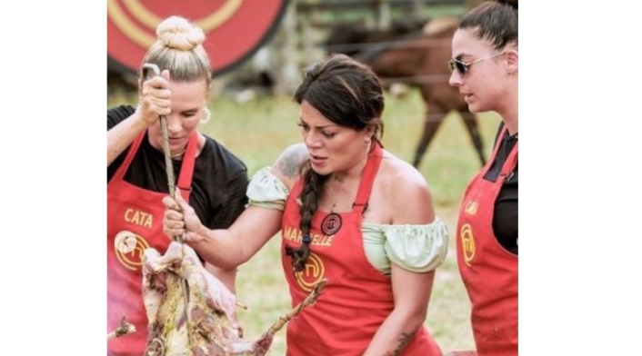 Catalina Amaya, Marbelle y Carla Giraldo en MasterChef Celebrity 2021 Catalina Amaya, Marbelle y Carla Giraldo en MasterChef Celebrity 2021
