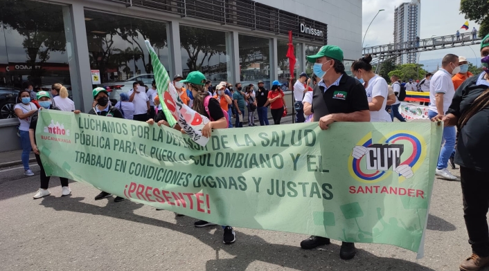 Manifestaciones en Bucaramanga