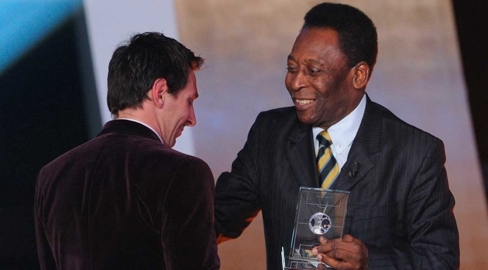 Pelé y Messi