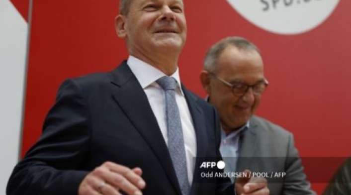 Ministro de Finanzas y vicecanciller saliente de Alemania, Olaf Scholz