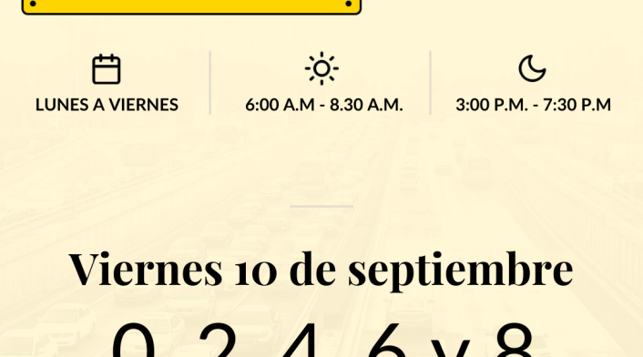 Pico y placa hoy bogotá 10 de septiembre Pico y placa hoy bogotá 10 de septiembre