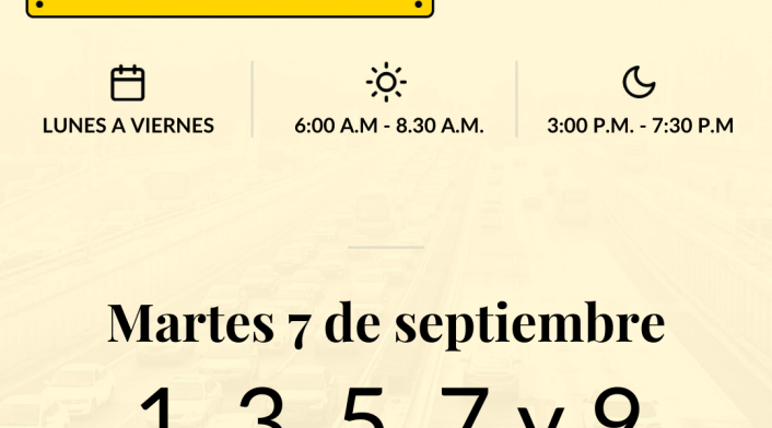 pico y placa hoy bogota martes 7 de septiembre pico y placa hoy bogota martes 7 de septiembre