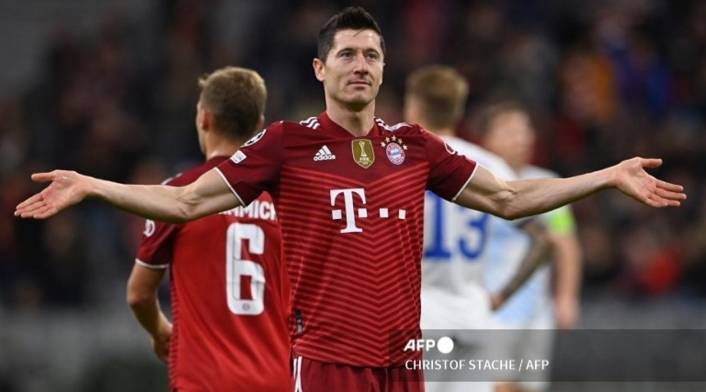 Robert Lewandowski, Bayern Múnich Robert Lewandowski, delantero del Bayern Múnich