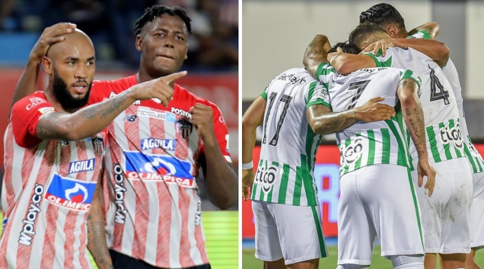 Junior y Atlético Nacional, Liga BetPlay
