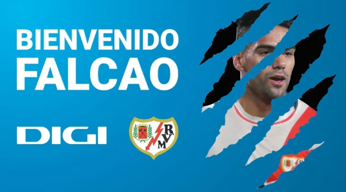 Falcao, presentación Rayo Vallecano