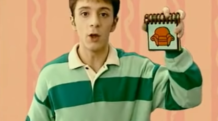Steve Burns, primer presentador de 'Las pistas de blue'