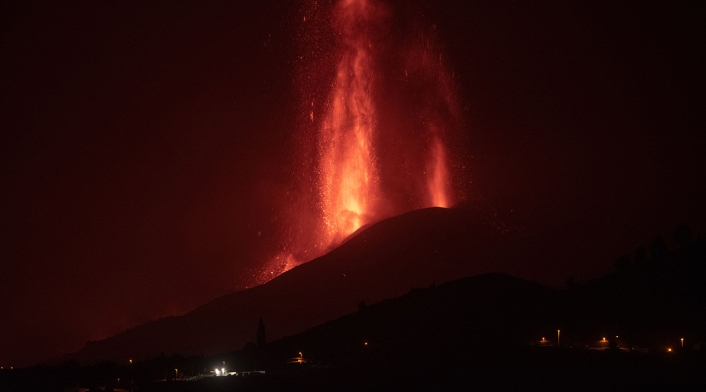 Volcán de la isla de La Palma