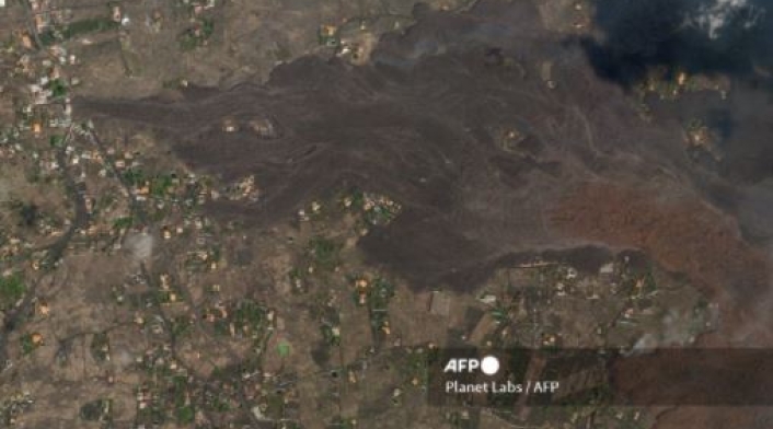 Destrucción del volcán Cumbre Vieja en La Palma