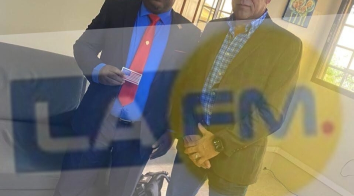 John Joel Joseph de Haití hizo juramento frente a ex soldados colombianos John Joel Joseph de Haití hizo juramento frente a ex soldados colombianos