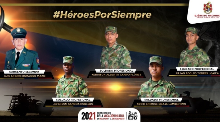 Soldados asesinados en Arauquita