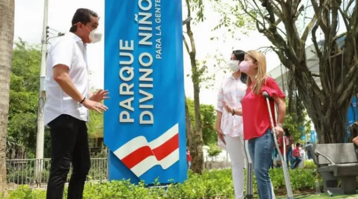 Inauguración Parque Divino Niño en Sabanalarga