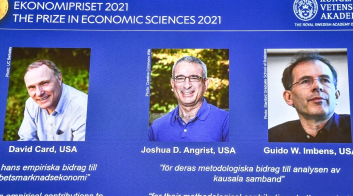 David Card, Joshua Angrist y Guido Imbens ganan Premio Nobel de Economía 2021