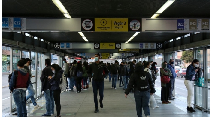 Estaciones de Transmilenio Estaciones de Transmilenio afectadas por el Paro