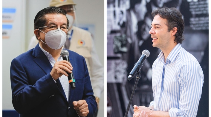 Ministro Fernando Ruiz y Daniel Quintero se enfrentan por uso de tapabocas Ministro Fernando Ruiz y Daniel Quintero se enfrentan por uso de tapabocas