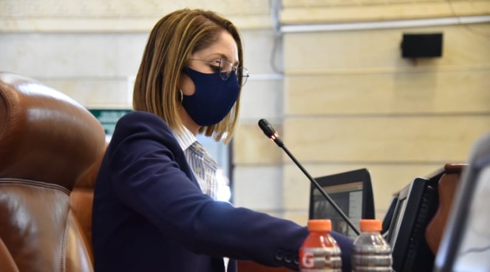 Jennifer Arias, presidenta de la Cámara