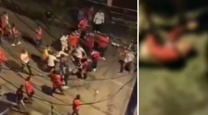 Golpiza a hincha de Nacional