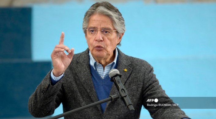 Guillermo Lasso, presidente de Ecuador Guillermo Lasso, presidente de Ecuador, ofrece un discurso