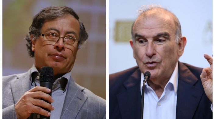 Humberto de la Calle y Gustavo Petro Humberto de la Calle y Gustavo Petro