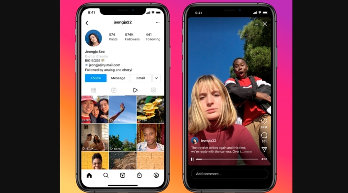 Publicación de videos en Instagram