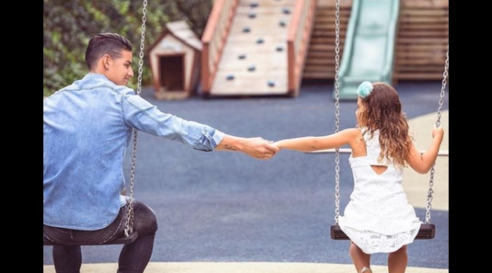 James Rodríguez y Salomé Ospina